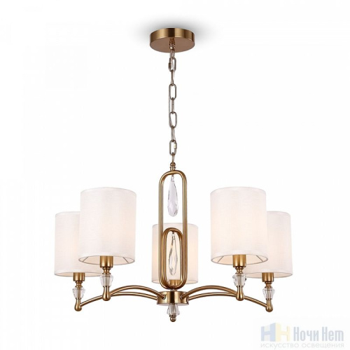 Люстра Freya Riverside FR1007PL-05BS, раздел каталога Люстры с абажурами интернет-магазина Ночи Нет