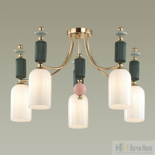 Люстра Odeon Light Candy 4861/5C, раздел каталога Люстры с плафонами интернет-магазина Ночи Нет