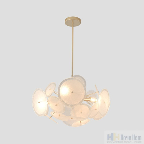 Люстра Crystal Lux DANDELION SP6 GOLD 4060/306, раздел каталога Стеклянные люстры интернет-магазина Ночи Нет