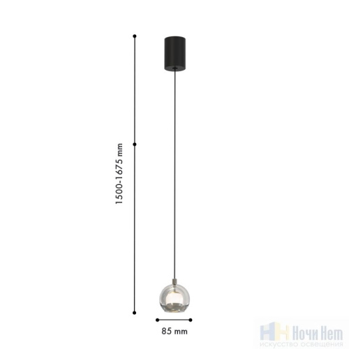 Светильник подвесной Favourite Rosio 4291-1P, раздел каталога Подвесы 1 лампа интернет-магазина Ночи Нет