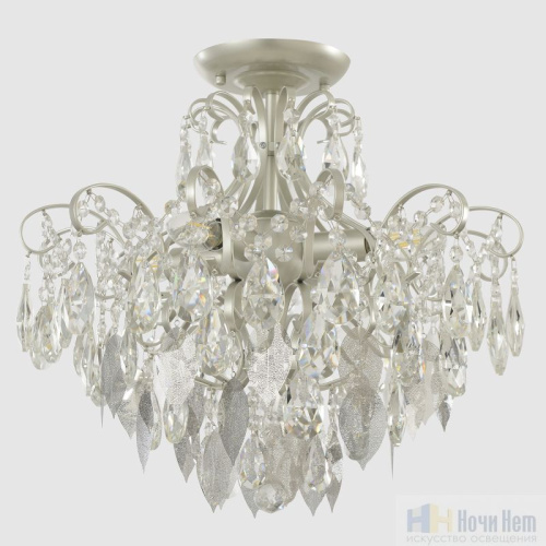 Люстра Crystal Lux ESMIRALDA PL4 SILVER 0524/104, раздел каталога Хрустальные люстры интернет-магазина Ночи Нет