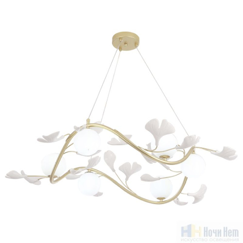 Люстра Crystal Lux COLIBRI SP6 GOLD 0141/306, раздел каталога Стеклянные люстры интернет-магазина Ночи Нет