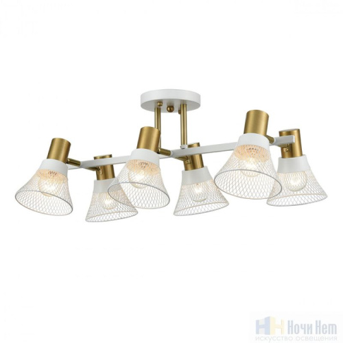 Люстра Lumion Anriya 8045/6C, раздел каталога Люстры с плафонами интернет-магазина Ночи Нет