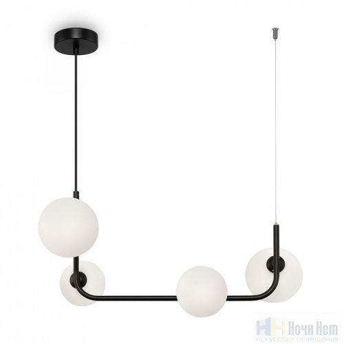 Люстра Freya Perlina FR4005PL-04B, раздел каталога Люстры с плафонами интернет-магазина Ночи Нет