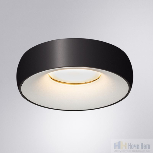 Светильник встраиваемый Arte Lamp Heze A6665PL-1BK, раздел каталога Точечные светильники металл интернет-магазина Ночи Нет