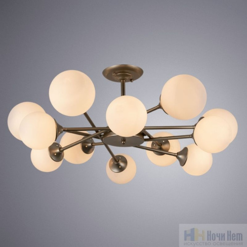 Люстра Arte Lamp Marco A2703PL-12SG, раздел каталога Люстры с плафонами интернет-магазина Ночи Нет