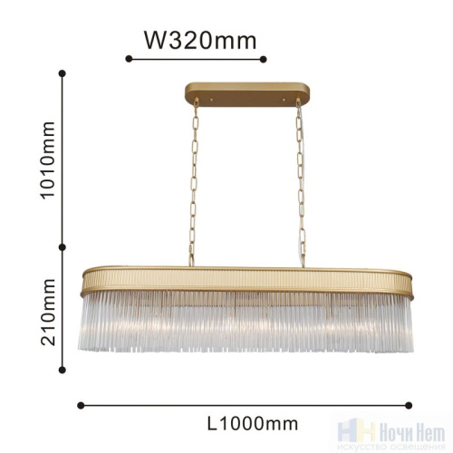 Люстра Favourite Turris 4200-12P, раздел каталога Стеклянные люстры интернет-магазина Ночи Нет