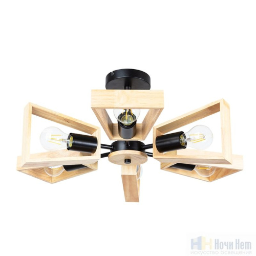 Люстра Arte Lamp Brussels A8030PL-6BK, раздел каталога Деревянные люстры интернет-магазина Ночи Нет