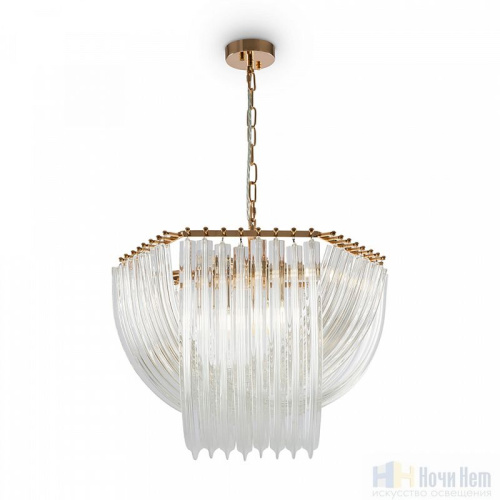 Люстра Freya Onda FR5182PL-06FG, раздел каталога Стеклянные люстры интернет-магазина Ночи Нет