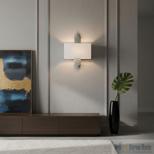 Бра LOFT IT Poema 10458 Silver, раздел каталога Бра с абажуром интернет-магазина Ночи Нет