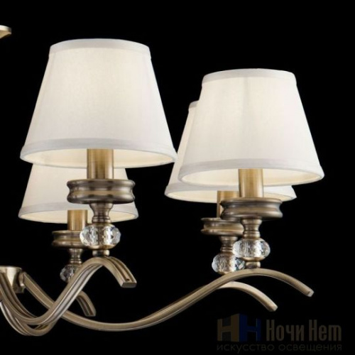 Люстра Freya Alessandra FR2016PL-08BZ, раздел каталога Люстры с абажурами интернет-магазина Ночи Нет