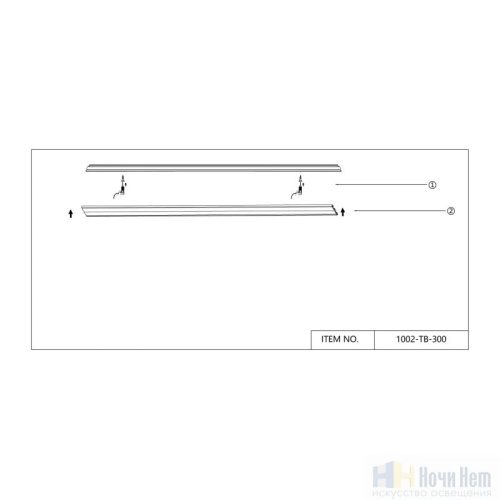картинка Шинопровод Favourite Unica 1002-TB-300 от магазина Ночи Нет!
