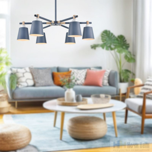 Люстра Lumion Rosalina 8098/6C, раздел каталога Люстры с плафонами интернет-магазина Ночи Нет