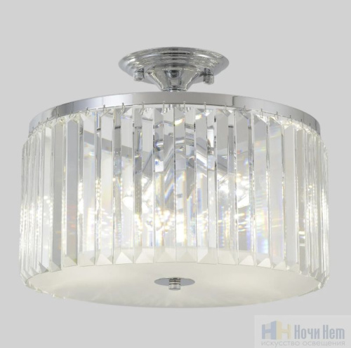 Светильник потолочный CRYSTAL LUX HILTON PL4 CHROME, раздел каталога Круглые классические светильники интернет-магазина Ночи Нет