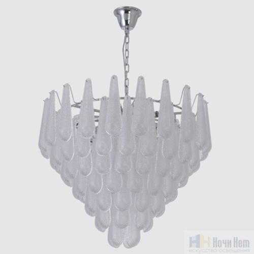 Люстра Crystal Lux FONTAIN SP18 CHROME 1803/318, раздел каталога Стеклянные люстры интернет-магазина Ночи Нет
