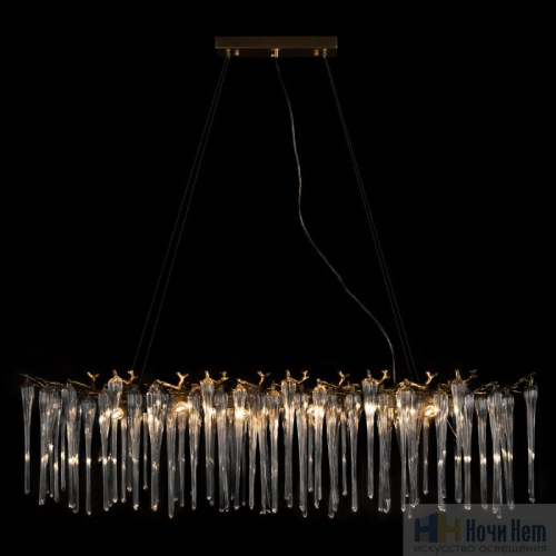 Люстра LOFT IT Waterfall 10350/1200L AB, раздел каталога Стеклянные люстры интернет-магазина Ночи Нет