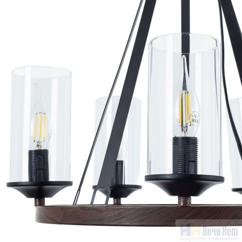 Люстра Arte Lamp Dalim A7014SP-5BK, раздел каталога Кованые люстры интернет-магазина Ночи Нет