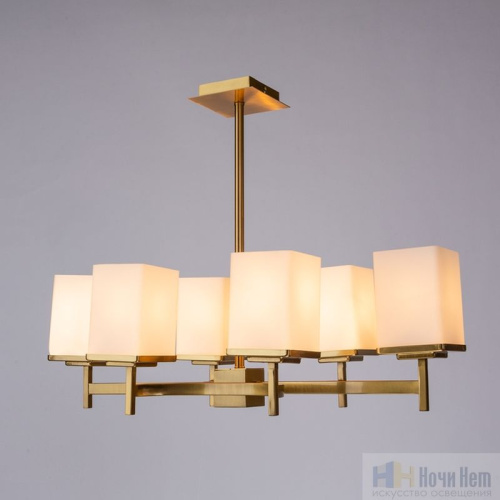 Люстра Divinare Fawaris 4504/17 LM-6, раздел каталога Люстры с плафонами интернет-магазина Ночи Нет