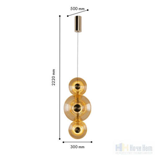 Светильник подвесной Favourite Whirlpool 4571-6P, раздел каталога Подвесы 4 лампы и больше интернет-магазина Ночи Нет