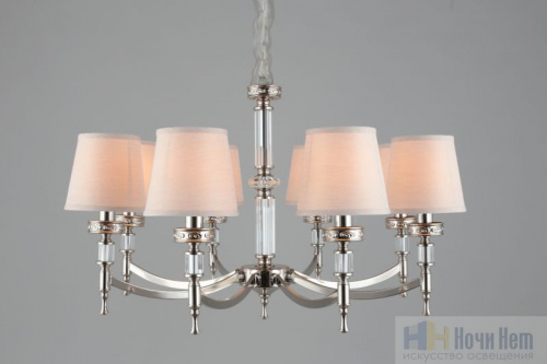 Люстра подвесная Omnilux Maranza OML-87203-08, раздел каталога Люстры с абажурами интернет-магазина Ночи Нет