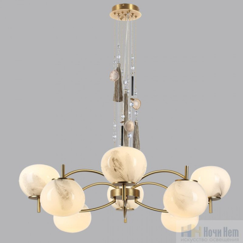 Люстра Odeon Light Fiolent 5432/8, раздел каталога Люстры с плафонами интернет-магазина Ночи Нет