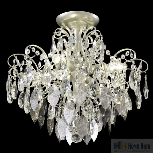 Люстра Crystal Lux ESMIRALDA PL4 SILVER 0524/104, раздел каталога Хрустальные люстры интернет-магазина Ночи Нет