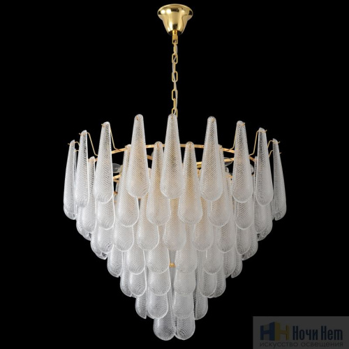 Люстра Crystal Lux FONTAIN SP18 GOLD 1802/318, раздел каталога Стеклянные люстры интернет-магазина Ночи Нет