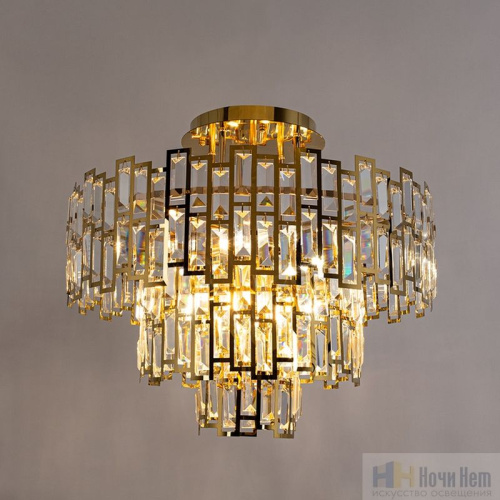 Люстра Arte Lamp Mintaka A1005PL-10GO, раздел каталога Хрустальные люстры интернет-магазина Ночи Нет