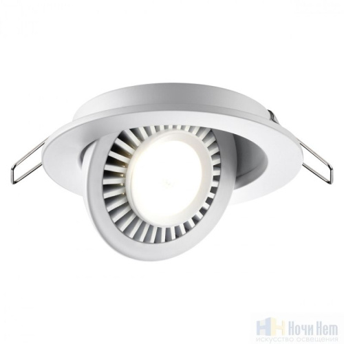 Встраиваемый светильник Novotech Gesso 358815, раздел каталога Поворотные точечные светильники интернет-магазина Ночи Нет
