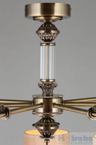 Люстра потолочная Omnilux Rovigo OML-64307-07, раздел каталога Люстры с абажурами интернет-магазина Ночи Нет