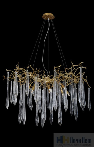 Люстра Crystal Lux REINA SP8 D1000 GOLD PEARL 3580/308, раздел каталога Хрустальные люстры интернет-магазина Ночи Нет