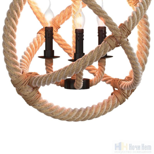 Люстра Loft IT Rope LOFT1194-3, раздел каталога Кованые люстры интернет-магазина Ночи Нет