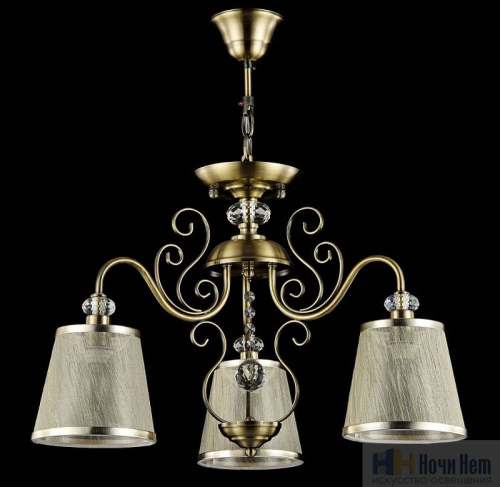 Люстра Freya Driana  FR2405-PL-03-BZ, раздел каталога Люстры с абажурами интернет-магазина Ночи Нет
