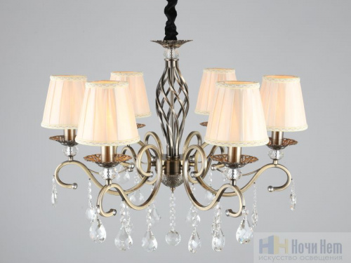 Люстра подвесная Omnilux Mezzano OML-79113-06, раздел каталога Люстры с абажурами интернет-магазина Ночи Нет