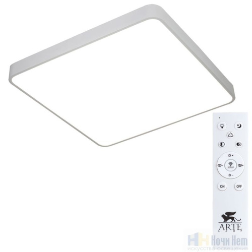 Светильник потолочный Arte Lamp Scena A2669PL-1WH, раздел каталога Прямоугольные светильники интернет-магазина Ночи Нет