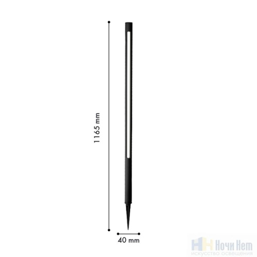 Светильник уличный Favourite Lance 4394-2T, раздел каталога Встраиваемые в грунт светильники интернет-магазина Ночи Нет