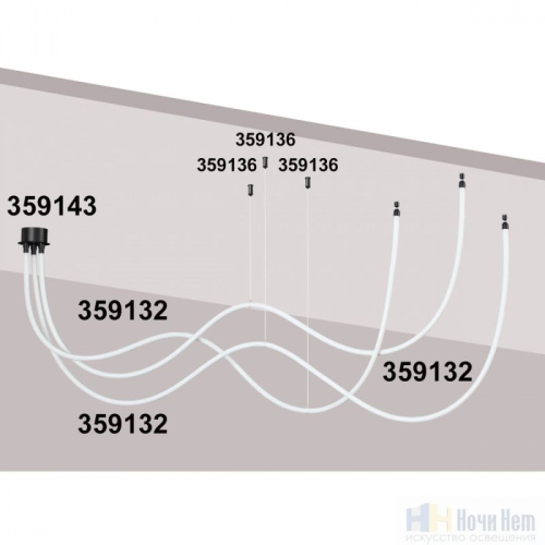 Светильник светодиодный Novotech Ramo 359132, раздел каталога Гибкий неон интернет-магазина Ночи Нет