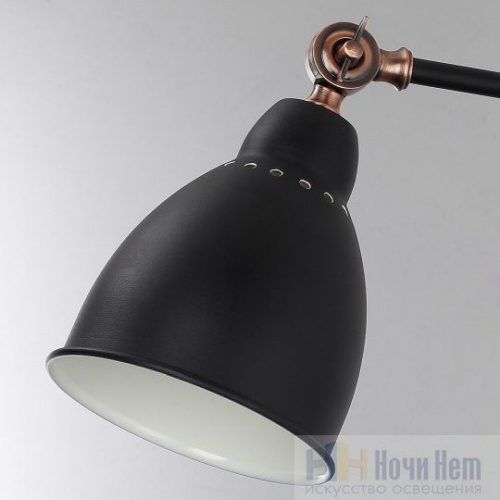 Бра Arte Lamp Braccio A2055AP-1BK, раздел каталога Бра с плафоном интернет-магазина Ночи Нет