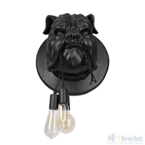 Бра LOFT IT Bulldog 10177 Black, раздел каталога Бра с плафоном интернет-магазина Ночи Нет