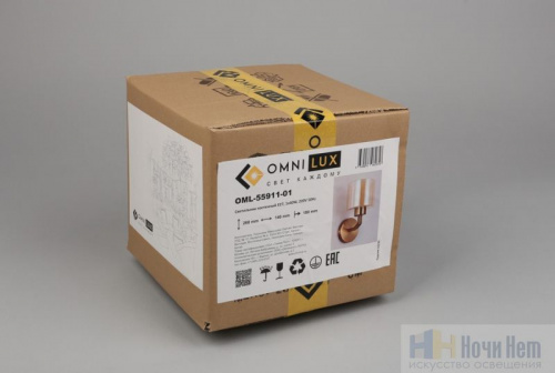 Бра Omnilux Atessa OML-55911-01, раздел каталога Бра с плафоном интернет-магазина Ночи Нет