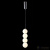 Подвес Crystal Lux Desi SP4 Chrome/White, раздел каталога Подвесы 1 лампа интернет-магазина Ночи Нет