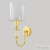 Бра Crystal Lux ELENA AP1 GOLD 1621/401, раздел каталога Бра с плафоном интернет-магазина Ночи Нет