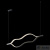 Люстра LOFT IT Tape Light 10403/1200 SN, количество ламп - , площадь освещения - 7,7 кв.м Люстра LOFT IT Tape Light 10403/1200 SN, раздел каталога Светодиодные люстры интернет-магазина Ночи Нет
