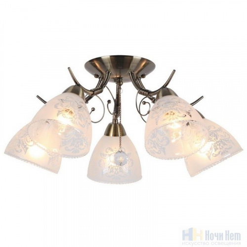 Люстра Omnilux Casagliana OML-53807-05, раздел каталога Люстры с плафонами интернет-магазина Ночи Нет