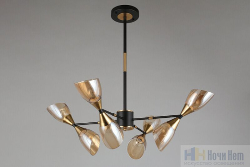 Люстра Omnilux Onno OML-66807-08, раздел каталога Люстры с плафонами интернет-магазина Ночи Нет