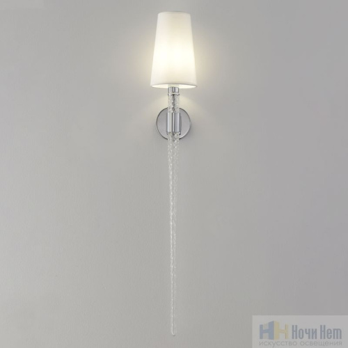 Бра Crystal Lux LUMINOUS AP1 CHROME 3900/401, раздел каталога Бра с абажуром интернет-магазина Ночи Нет