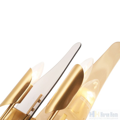 Бра Crystal Lux CASA AP2 BRASS 1350/402, раздел каталога Стеклянные бра интернет-магазина Ночи Нет