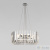Люстра LOFT IT Dakota 10300/600 Nickel, раздел каталога Люстры с плафонами интернет-магазина Ночи Нет