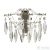 Бра Odeon Light Flamenco 6699/25WL, количество ламп - 36, площадь освещения - 7 кв.м Бра Odeon Light Flamenco 6699/25WL, раздел каталога Хрустальные бра интернет-магазина Ночи Нет