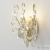 Бра Crystal Lux ESMIRALDA AP2 GOLD 0523/402, количество ламп - 2, площадь освещения - 4 кв.м Бра Crystal Lux ESMIRALDA AP2 GOLD 0523/402, раздел каталога Хрустальные бра интернет-магазина Ночи Нет